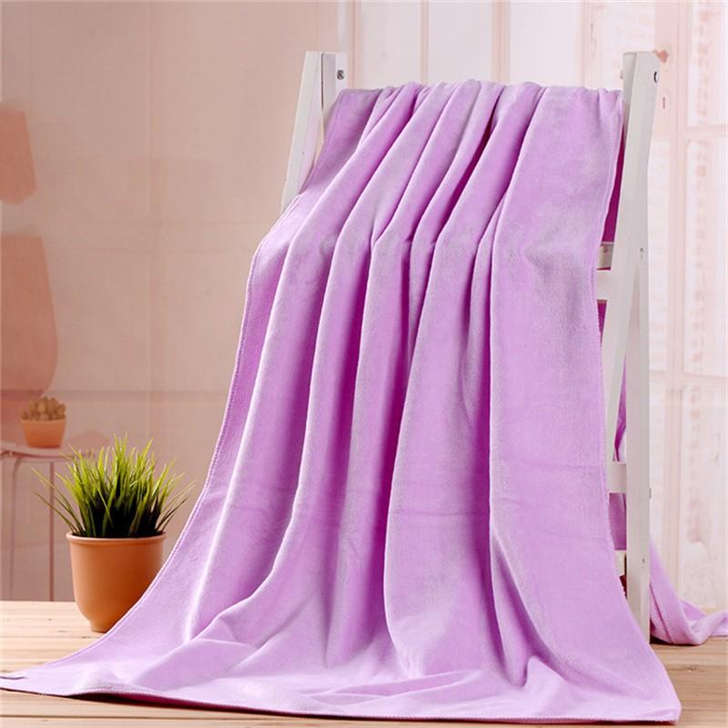 

Супервеликий рушник для ванни з мікрофібри, м який, з високою поглинальною здатністю та швидковисихаючий, для спорту, подорожей, не линяє, багатофункціональне використання 150x200cm лавандовий