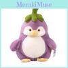 Baby Plush Penguin Toy Cute Cartoon Turned Eggplant Girl Birthday Gift Doll