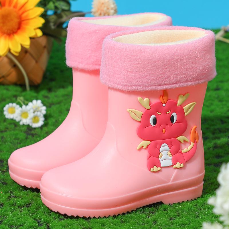 Children's Cartoon Rain Boots - Cute & Waterproof for Boys, Girls, Toddlers, and Infants