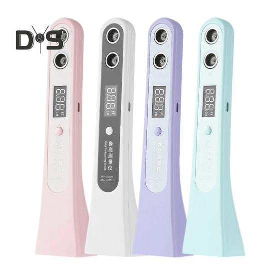 Taşınabilir Ultrason Boy Ölçüm Cihazı LCD Ekran Elde Taşınabilir Çocuk Yetişkinler Kablosuz Kızılötesi Boy Ölçüm Cihazı Cetvel