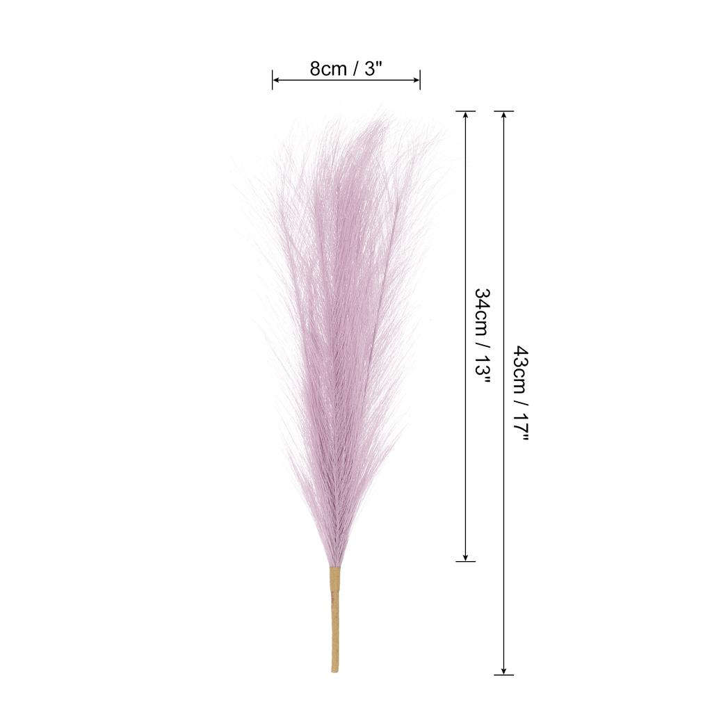 4 Stück 45cm Künstliches Pampasgras Fake Pflanze Schilf Falsches Pampasgras DIY Strauß für Hochzeit Party Haus Wohnzimmer Dekoration