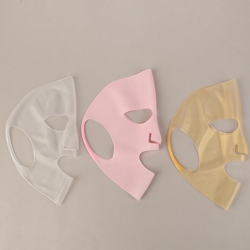 Silicone Mask Face Women Skin Care Tool Hanging Ear Face Mask Gel Sheet Reusable