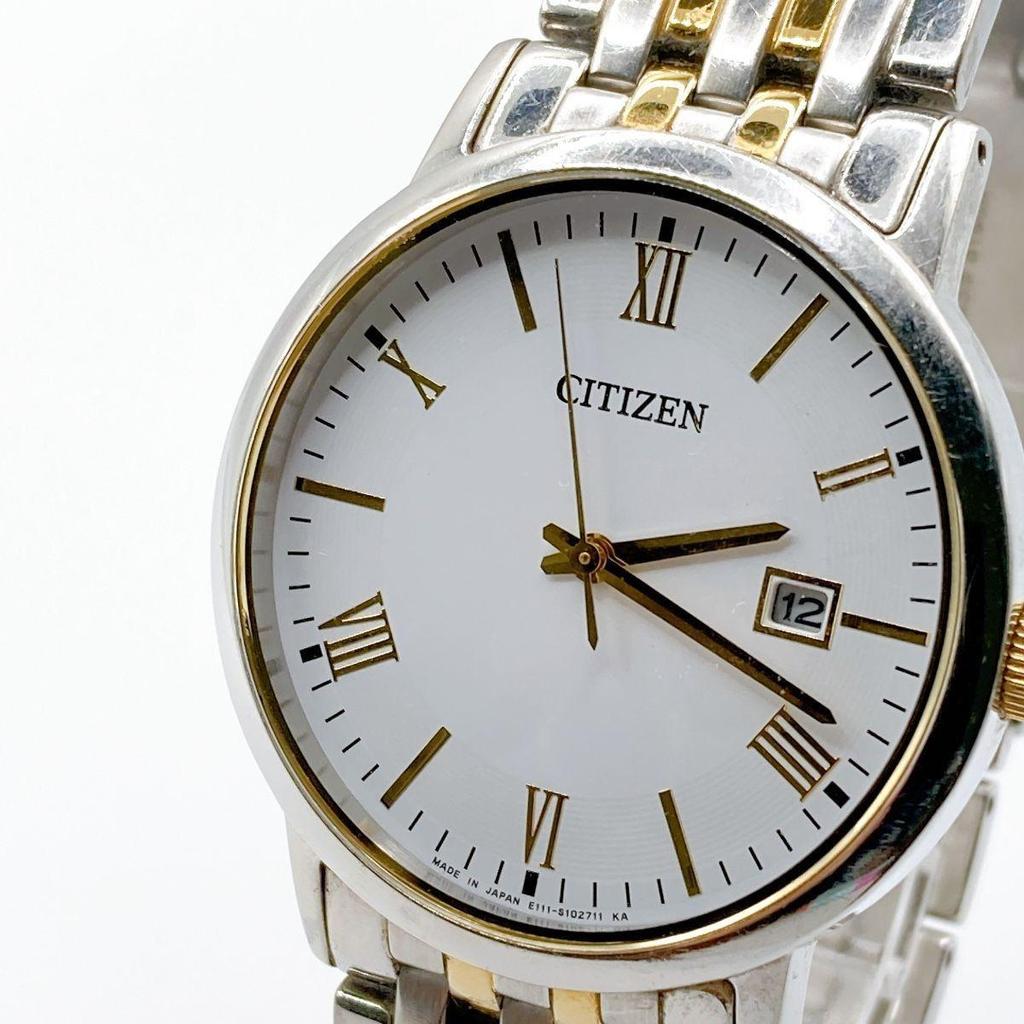 Used 347 CITIZEN Citizen Men's Watch Eco Drive Combi Solar