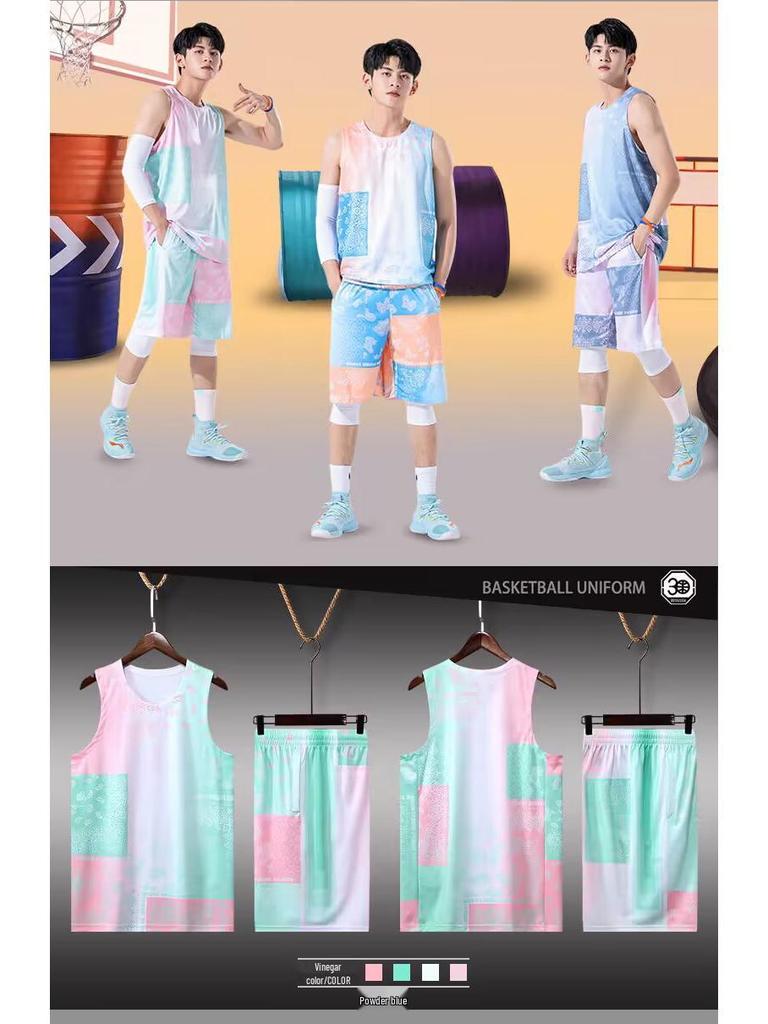 Youth and Adult Basketball Training Vest Set - Sport Jersey and Uniform