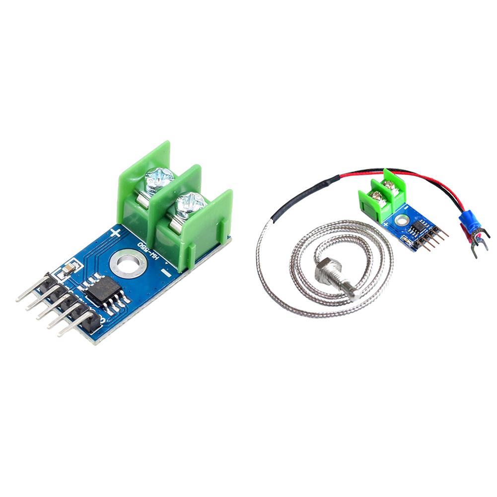 

MAX6675 Temperature Sensor Board SPI Interface K Type Temperature Measurement Sensor Module Range 0℃-1024℃ for Arduino DIY