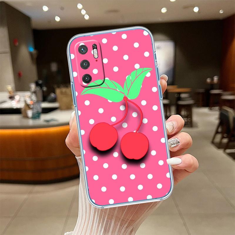UP21 Kirsche Sommerfrucht Transparente Handyhülle für Motorola Moto Edge 20 30 40 50 S30 Fusion Ultra Pro Neo Lite + G200 G23