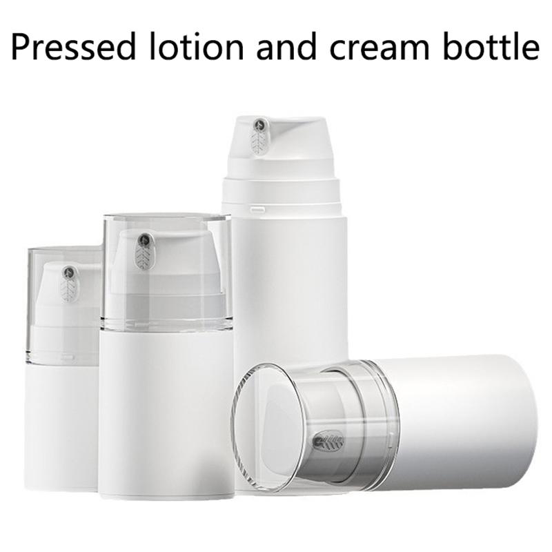 1Pcs Refillable Leak Proof Cosmetic Bottle Storage Container Empty Airless Pump Jar Cream 30/50/100ml Portable Travel Dispenser