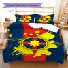 FCSB Pattern Bedding,Quilt Set Quilt Cover Pillowcase Home Birthday Gift (1 * duvet cover + 2 * pillowcase, without core)