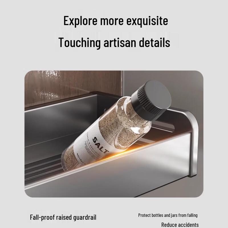 Yunshuang Kitchen Wall-Mounted Spice Rack