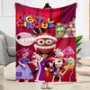 Digital Circus Blanket Comfortable Suitable for Bedding Office Office Chair Four Seasons Multipurpose Modern Style