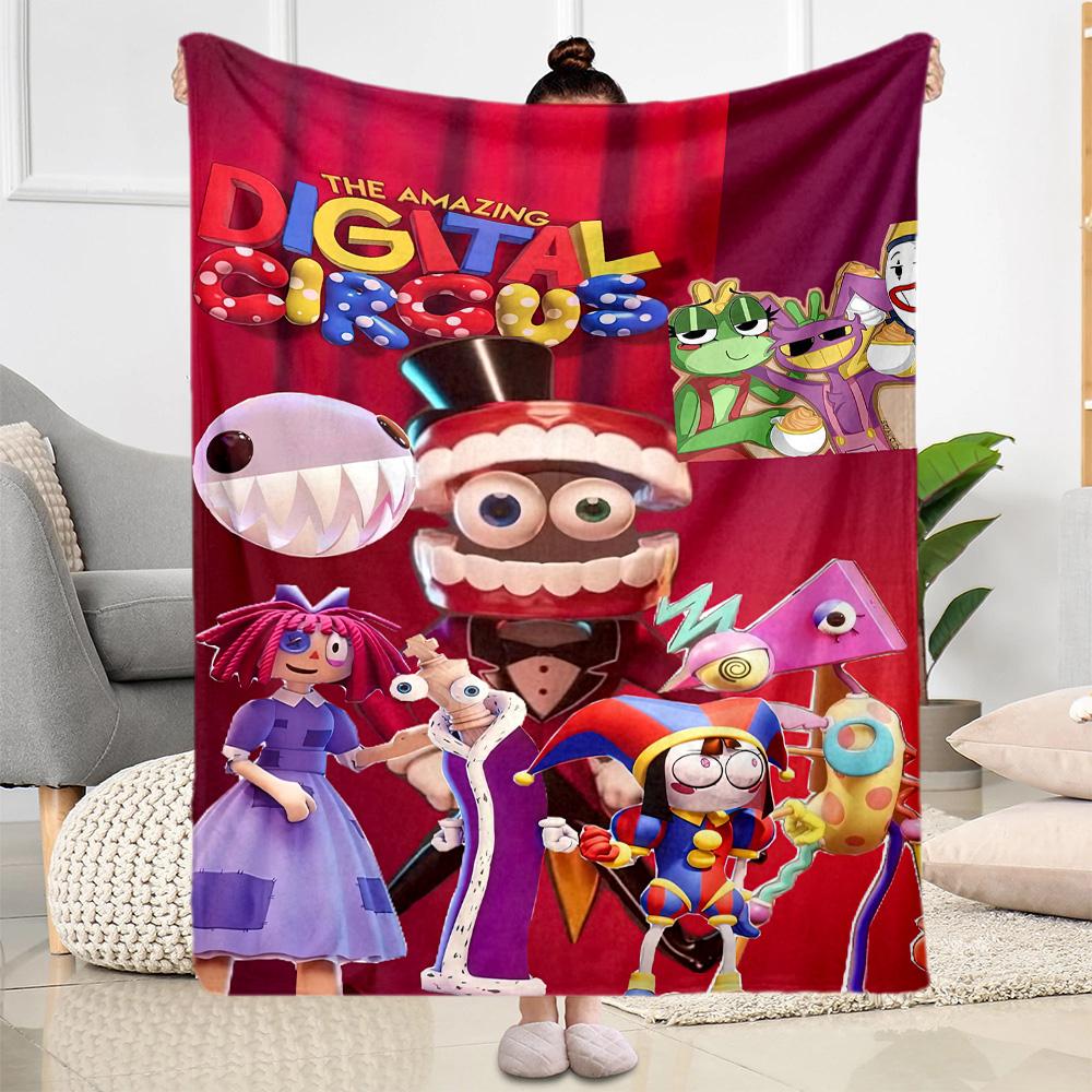 Digital Circus Blanket Comfortable Suitable for Bedding Office Office Chair Four Seasons Multipurpose Modern Style