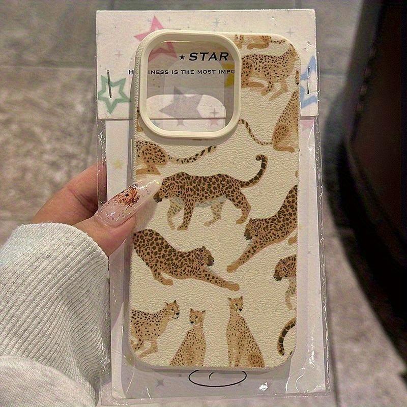 For IPhone 17 Pro Case Pink Leopard Print Design Soft Phone Case For IPhone Air 16 15 14 Plus 13 12 11 Pro Max 16E Soft Cover iphone 15 Pro