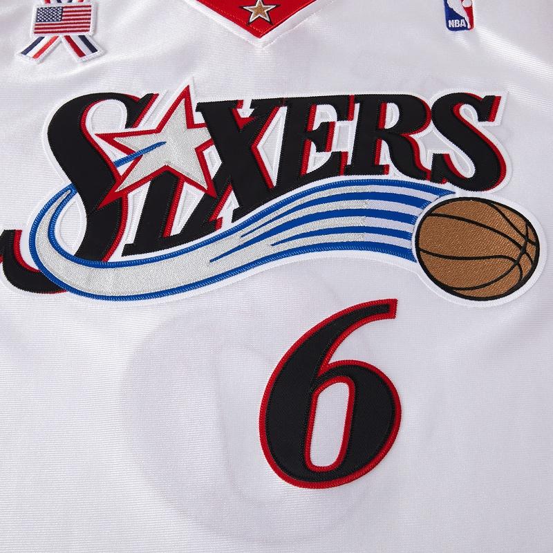 Mitchell & Ness AU 02-03 76 6 Men's AJY43318-ASE02AIVWHIT