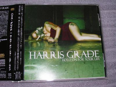 CD HARRIS GRADE - Hold On For Your Life XQAK1019 Powerslave Reco 2009 Japan ObiRock Used