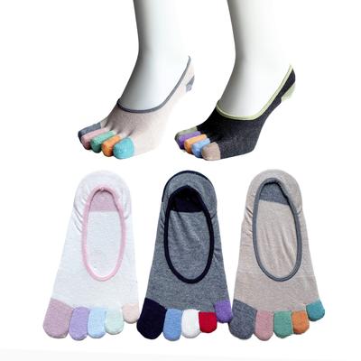 5 Toe Cover Foot 5 Toe Stylish Pump Ins Is Up To of 3 Pairs of 5 Toe Foot Socks, Women's Cover, Cotton, Socks, Women's, Summer, Cute, Socks, (Color