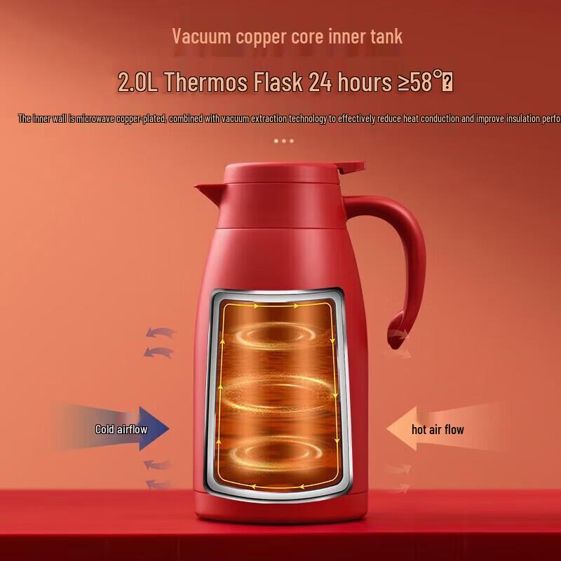 Supor 2,0 l Stalowy czajnik próżniowy