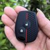 Car Silicone Remote Key Case Cover Shell Fob For Renault Trafic Clio Duster Logan Dacia Sandero For Nissan Terrano Almera