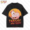 Trashy And Sassy Possum Us Supplier Vintage Oversized TShirt YMRS