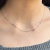 By Hyeres [925 Silver] Spangle Necklace (Silver) BH7N40710W9450