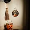 Wooden Halloween Sign with Owl & Pumpkin Pattern Design - Unique Wall Pediments - Ideal for Front Door, Yard, Porch, Room Decor