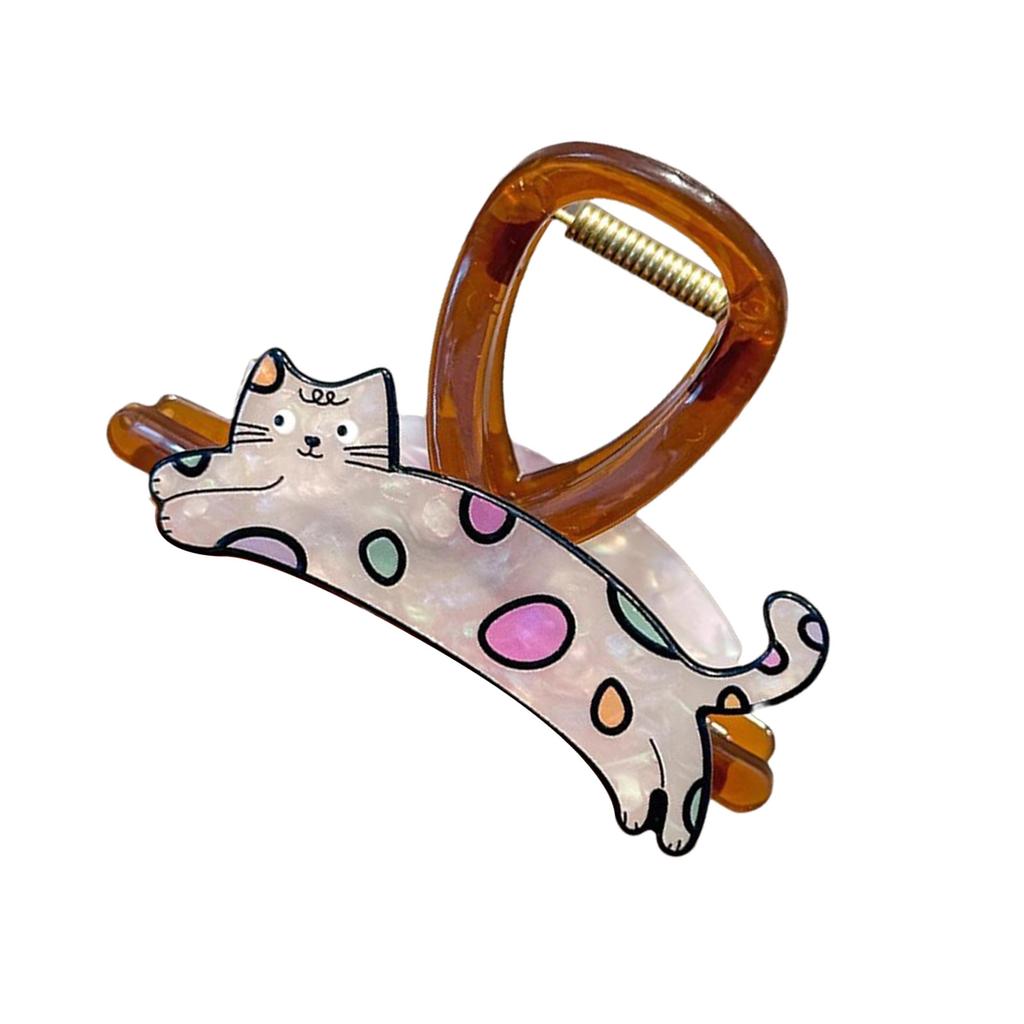 Cartoon Claw Clip for Women Kids Hair Claw Clip Dog/Cat Hair Grip Hair Styling Ponytail Holder for Daily Use Hair Decors