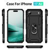 For iPhone 17 Air Case PC+TPU Phone Cover with Kickstand