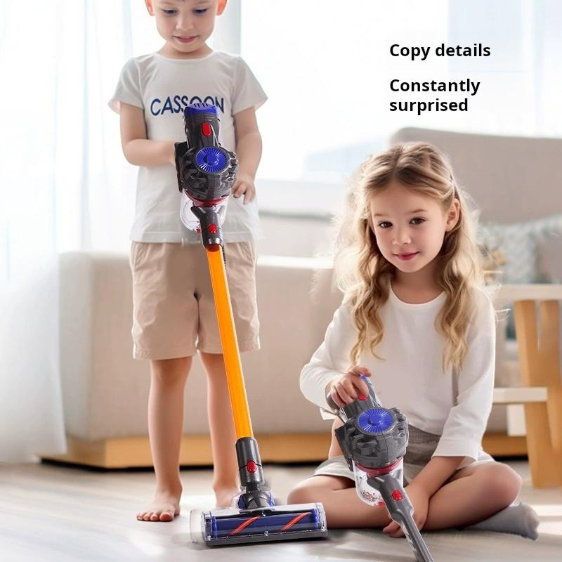 Kids Electric Vacuum Cleaner Simulation Charging Housework Dust Catcher Plaything Kids Learning Educational Role Playing Game Toys