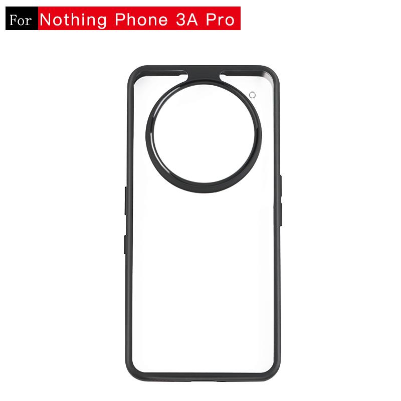 For Nothing Phone 3a Pro Case Nothing Phone 3a Pro Cover Clear PC TPU Shockproof Protector Phone Back Cover Nothing Phone 3a Pro