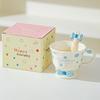 Bow Spoon Goblet Cute Girl Mug Set Drink Water Cup Small Gift Cup High Value Ceramic Cup