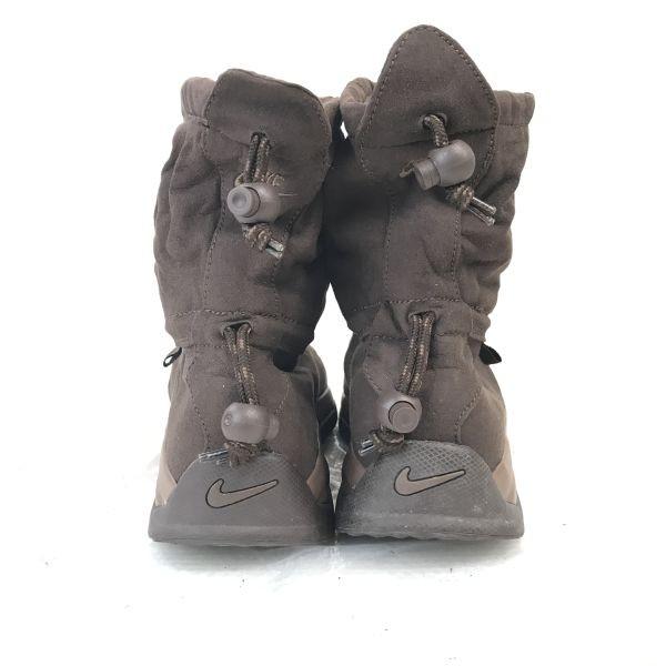 NIKE 08 Chukka Moc Boots 7YW 25cm Brown 333689-221(USED)