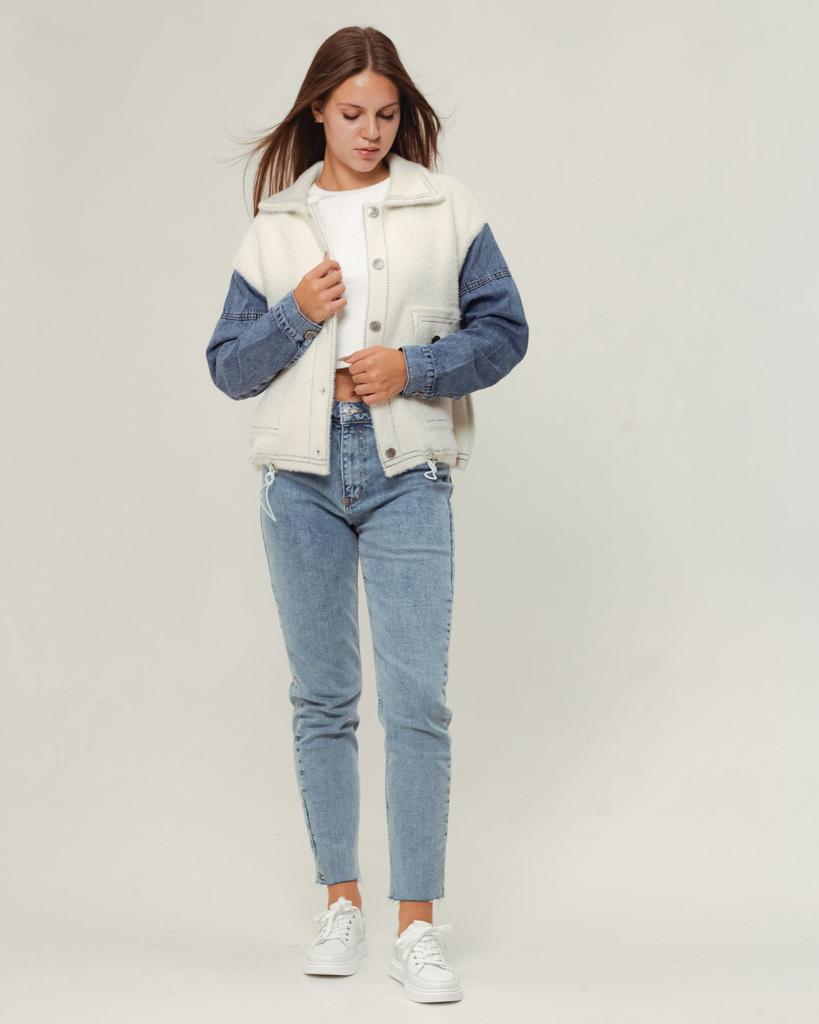 Butella 14943 Milky Button-down Sweater
