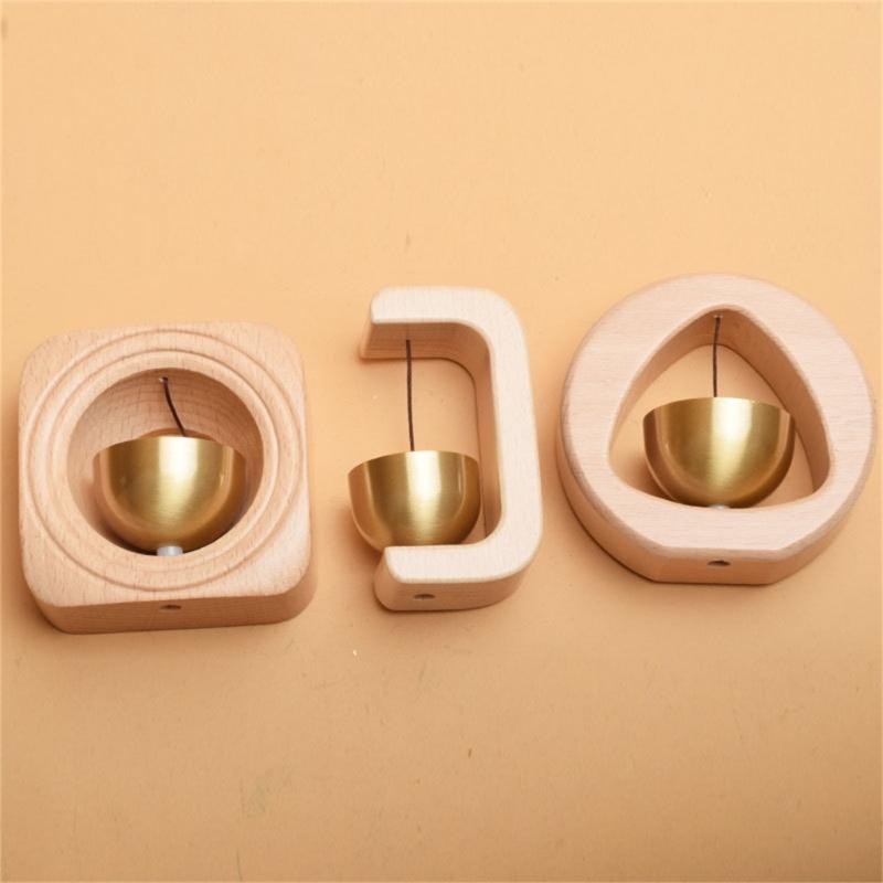 Traditional Japanese Wooden Wind Bells Doorbell for Home Entry Gift for Family Doorbell with Pleasant Ringing for Coming