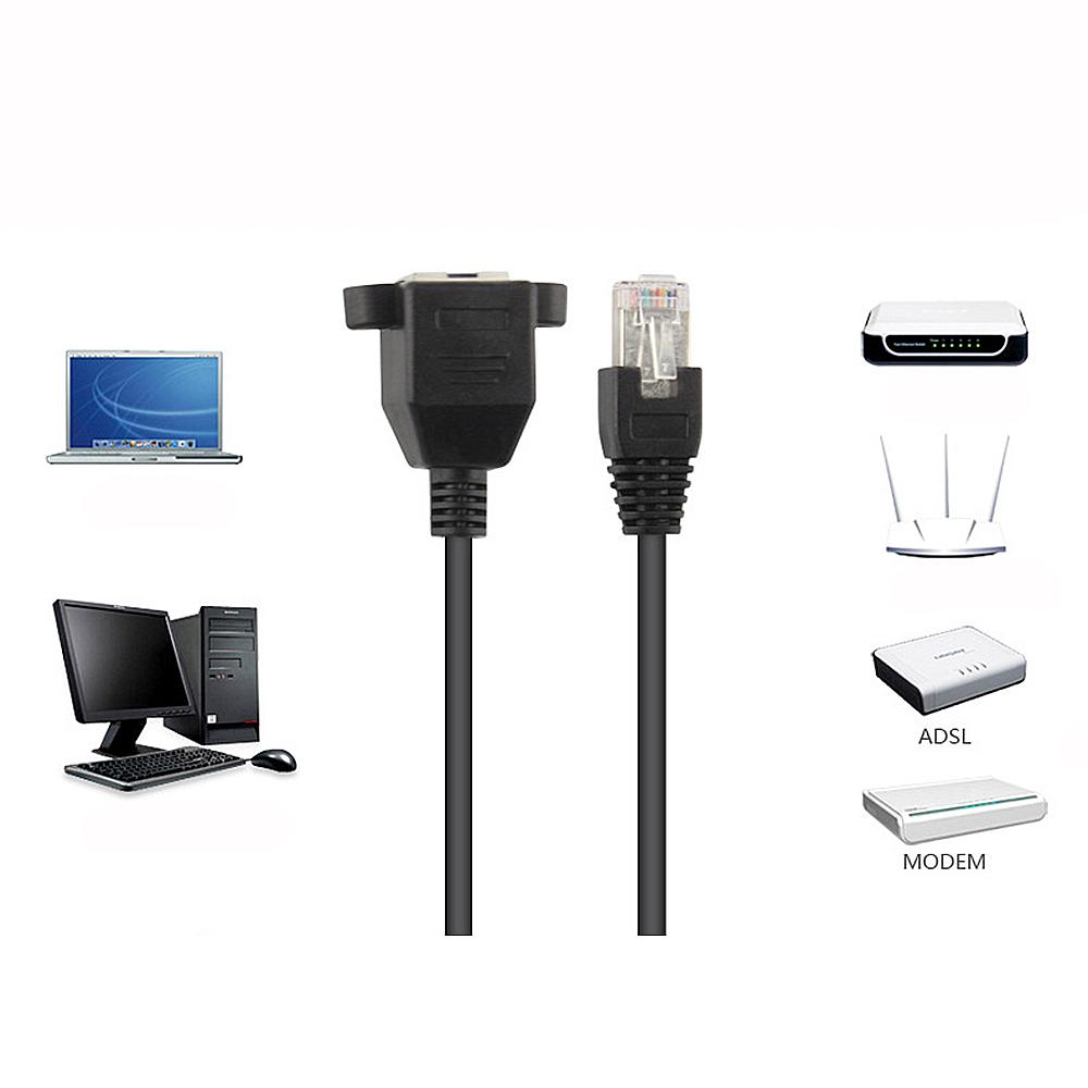 Buy RJ45 Extension Cable Shield Network Male To Female CAT5