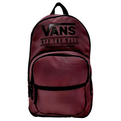 Wall Motivate Fashion Casual Zipper Backpack Unisex Backpack Red VN0A4B28SQ3