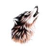 Waterproof Temporary Transfer Wolf Arm Tattoo Sticker Body Art Sticker