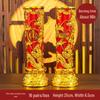 Smokeless Crystal Candle for Buddha Offerings, Housewarming, or New Year Celebrations - Windproof Red Butter Lamp