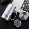 Stainless Steel Thermos Mug with Handle - Custom Logo for Office, Business Events, Parties, and Anniversaries