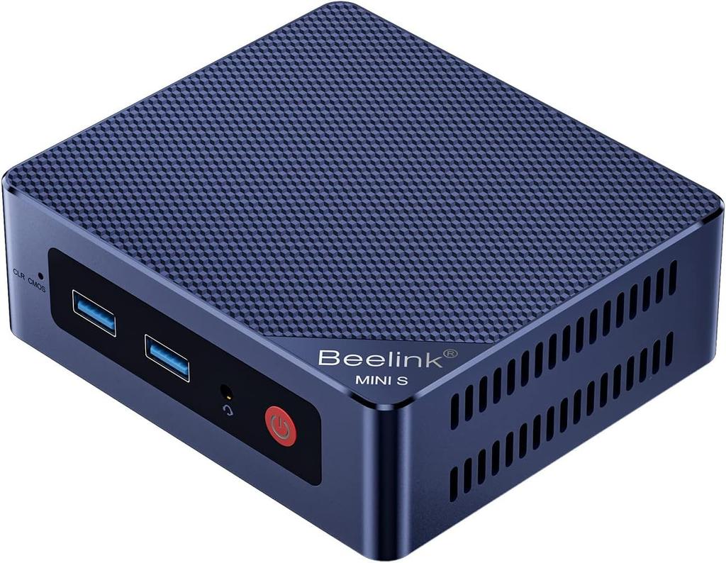 Beelink Pro Mini 13th Generation Intel Twin Lake N150 Processor to 16GB 512GB Dual WiFi BT WOL MINI-S13 PC, (up 3.60GHz), RAM, SSD, HDMI, 6, 5.2, 2.5G