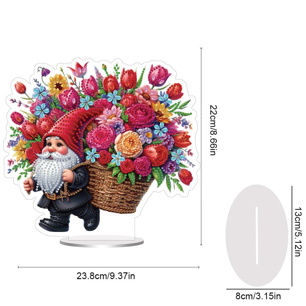 Acrylic Special Shape Goblin Desktop Diamond Art Kits 5D DIY Diamond Art Tabletop Decorations Diamond Painting Desktop Decors
