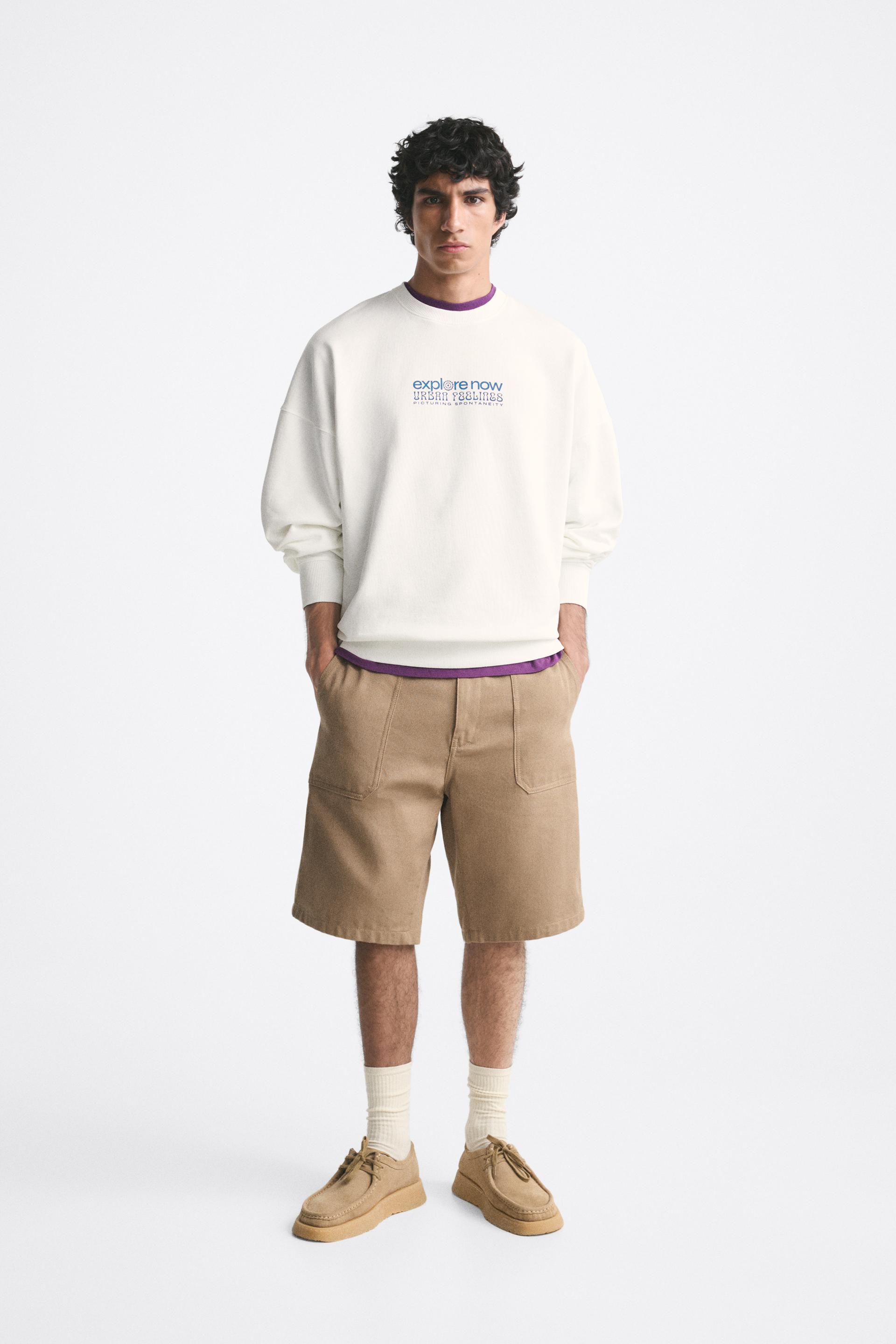 

СВИТШОТ С ПРИНТОМ И СЛОГАНОМ