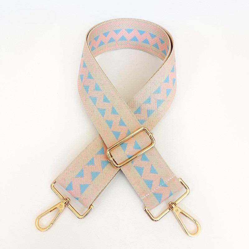New Bag Accessories with One Shoulder Oblique Span To Reduce The Burden Wide Bag Belt Ethnic Style Color Extended Backpack Belt