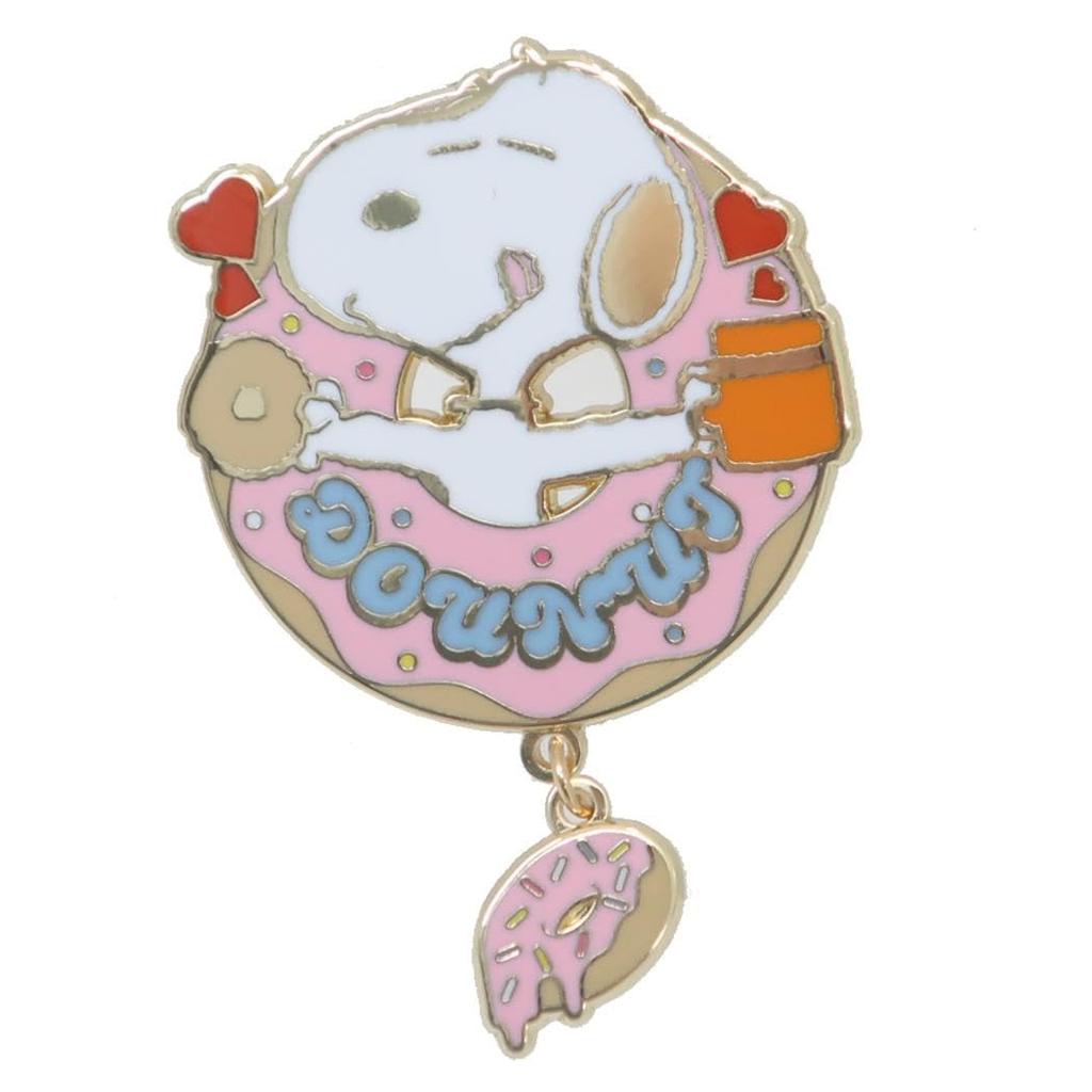 Snoopy Collection Pin Badge Donut