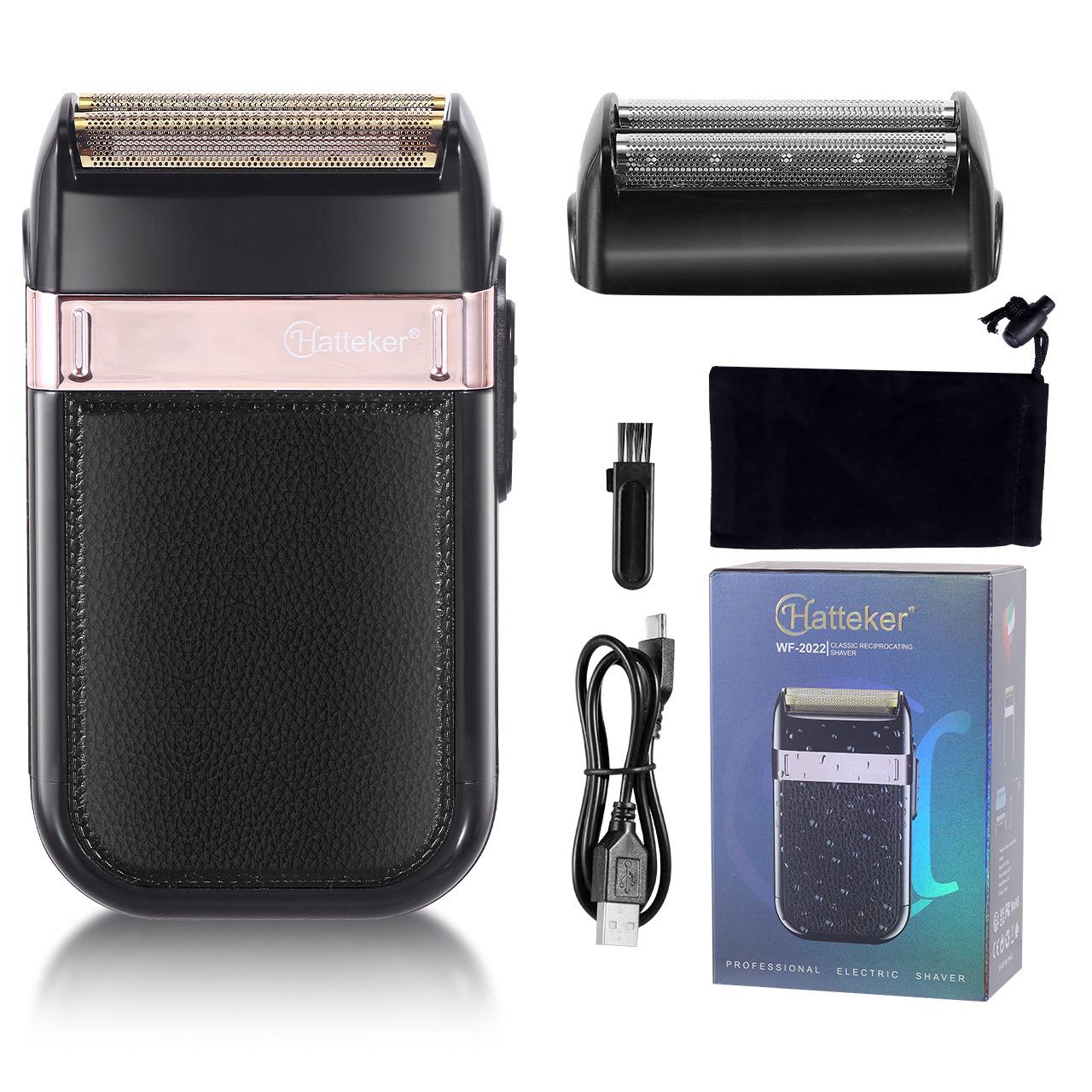 

Мужская водонепроницаемая возвратно-поступательная бритва-шейвер, беспроводная электрическая перезаряжаемая бритва, прецизионный триммер для бороды и бакенбард, бритвы