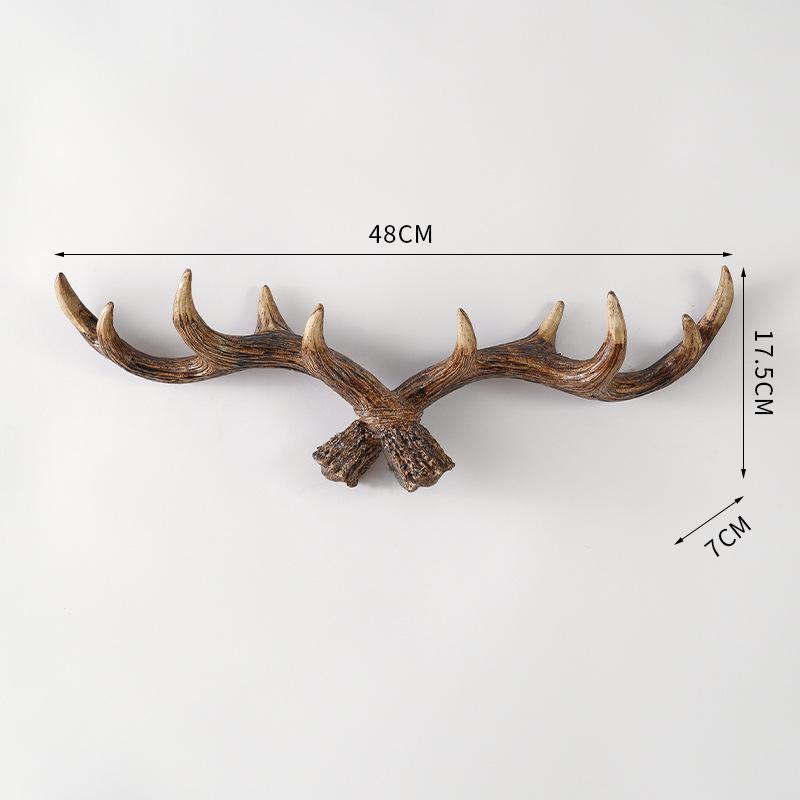 Creative Antler Coat Racks Living Room Wall Retro Clothes Shelf Modern Entrance Hall Coat Racks Home Decoration Organize Shelf
