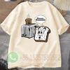 Getoastetes Brot T-Shirt Sommer Trainingsanzug Herren Rundhals Pullover Kurzarm Oberteil Harajuku Baumwolle Sweatshirt Lässige Streetwear