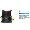 12V 8A / 24V 4A Car Battery Charger 3 Stages Automatic Charging For Truck Motorcycle Lead Acid