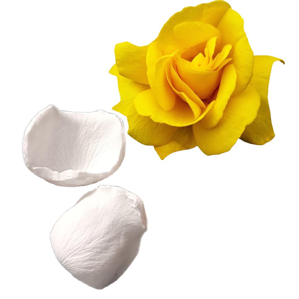 2pcs Large Rose Silicone Molds 3D Fondant Flower Cooking Wedding Decoration Baking Sugar Craft Moulds Clay Petal DIY Cake M2980