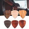 Acoustic Guitar Bass Pick Plectrums Wooden Heart Shaped Guitar Pick Accessories
