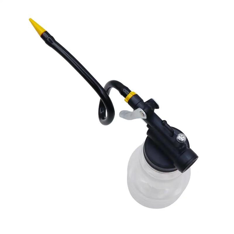 Przezroczysty kocioł na olej, wysokociśnieniowy metalowy kocioł na olej, maszynowy pistolet na olej, kocioł na olej z długą wylewką, ręczne napełnianie olejem, olej 250ml