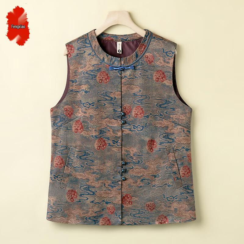 

Fengxiao New Chinese Style Vest for Mid-Aged Women 4XL